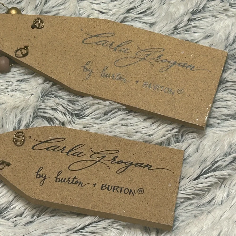 Carla Grogan by burton + Burton Wooden Ornaments